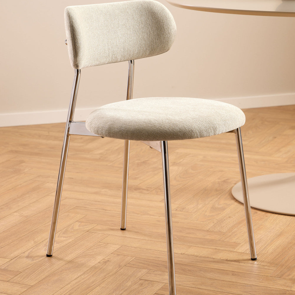 elli-lote-de-2-sillas-de-tela-con-patas-cromadas__Beige
