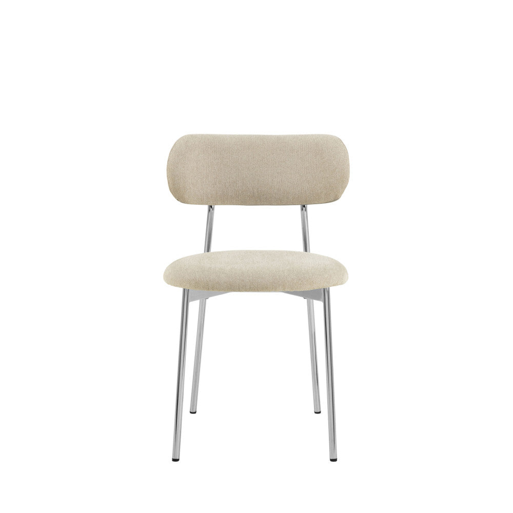 elli-lote-de-2-sillas-de-tela-con-patas-cromadas__Beige