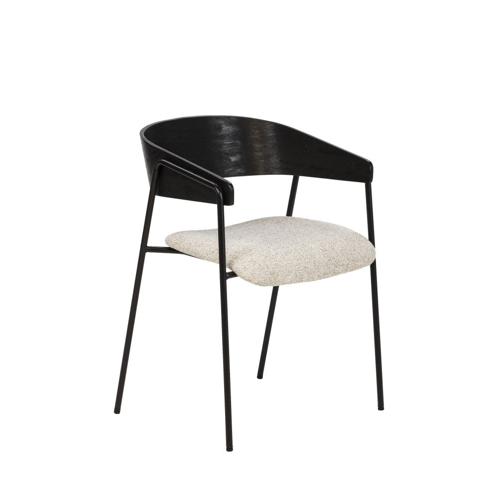 opna-juego-de-2-sillas-de-mesa-de-tela-madera-y-metal__Beige Imagen