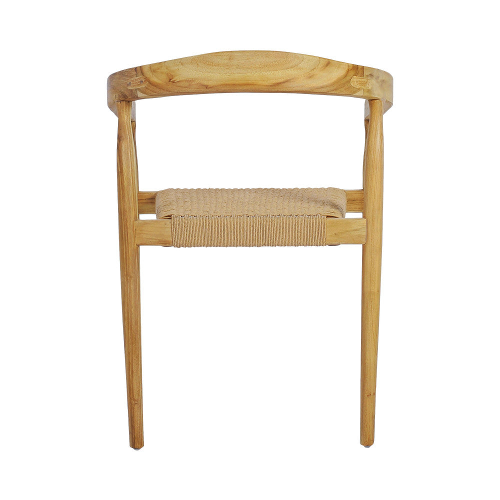 buri-lote-de-2-sillas-de-mesa-de-teca-y-cuerda-trenzada__Madera clara
