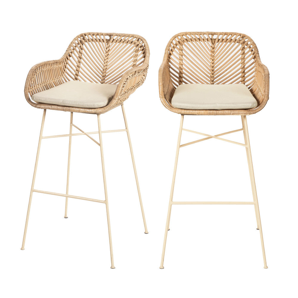 nunuhai-lote-de-2-taburetes-de-bar-de-ratan-con-patas-beige-de-76cm__Beige