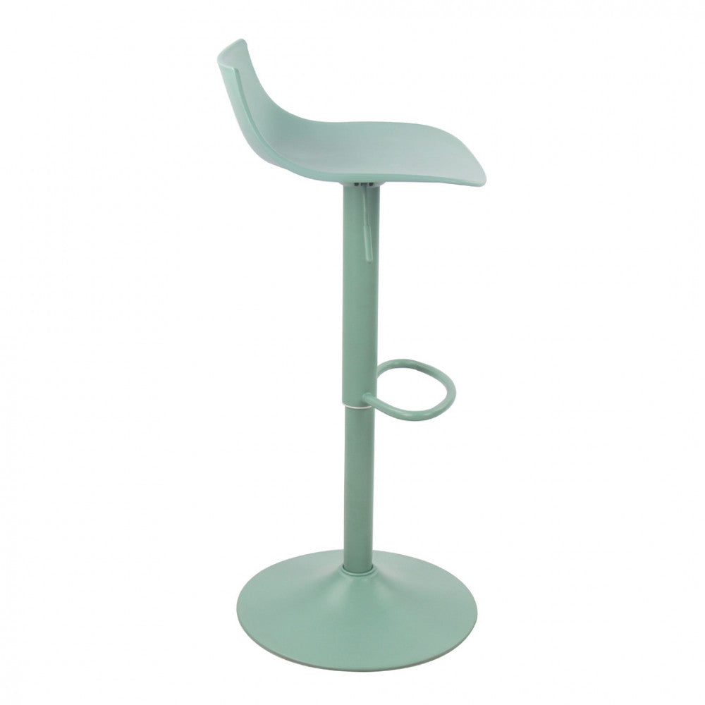 heribo-lote-de-2-taburetes-de-bar-ajustables-de-plastico-y-metal-h58-79cm__Verde
