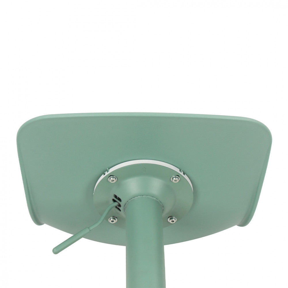 heribo-lote-de-2-taburetes-de-bar-ajustables-de-plastico-y-metal-h58-79cm__Verde