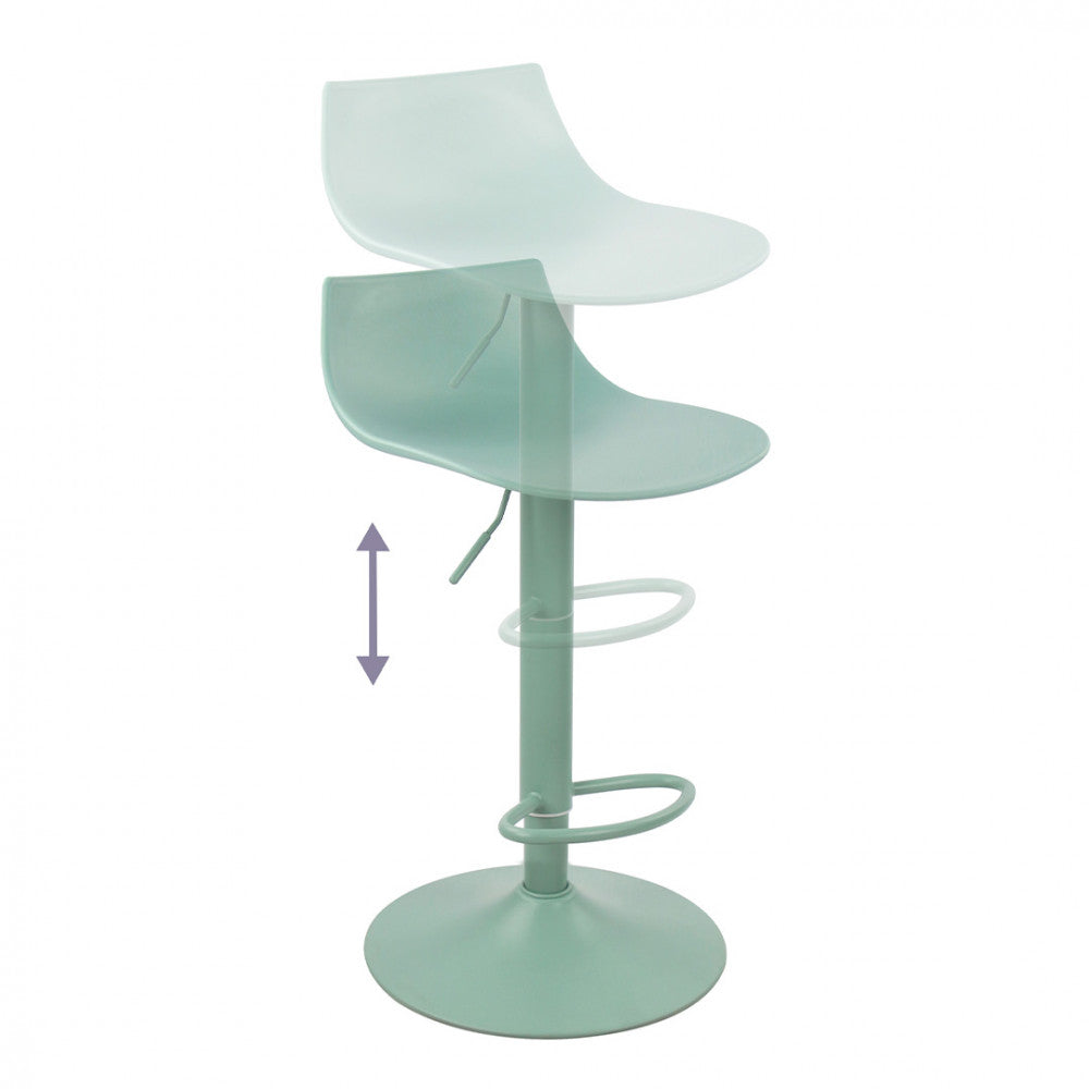 heribo-lote-de-2-taburetes-de-bar-ajustables-de-plastico-y-metal-h58-79cm__Verde