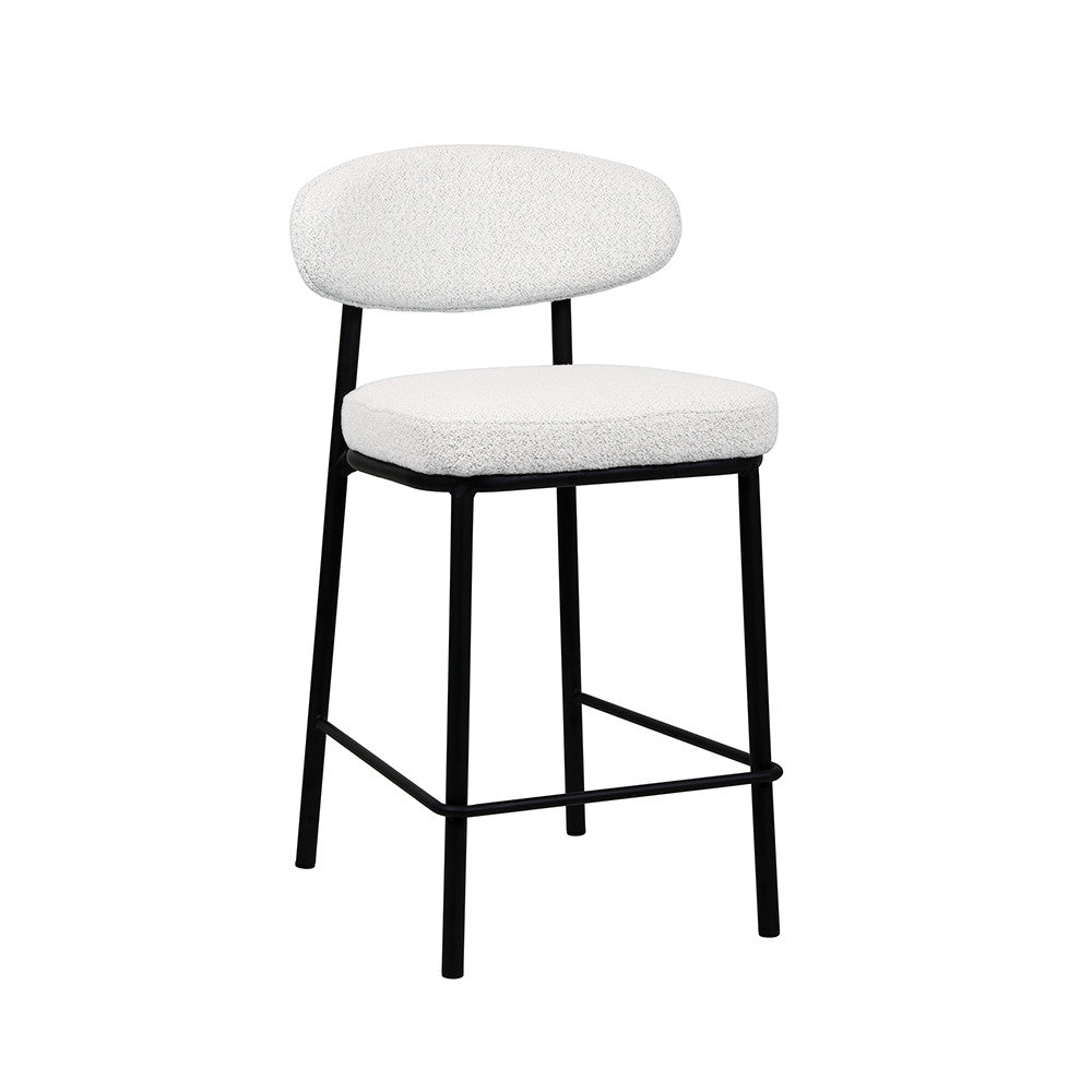 rode-lote-de-2-taburetes-de-bar-de-tela-boucle-madera-y-metal-altura-65-cm__Beige jaspeado