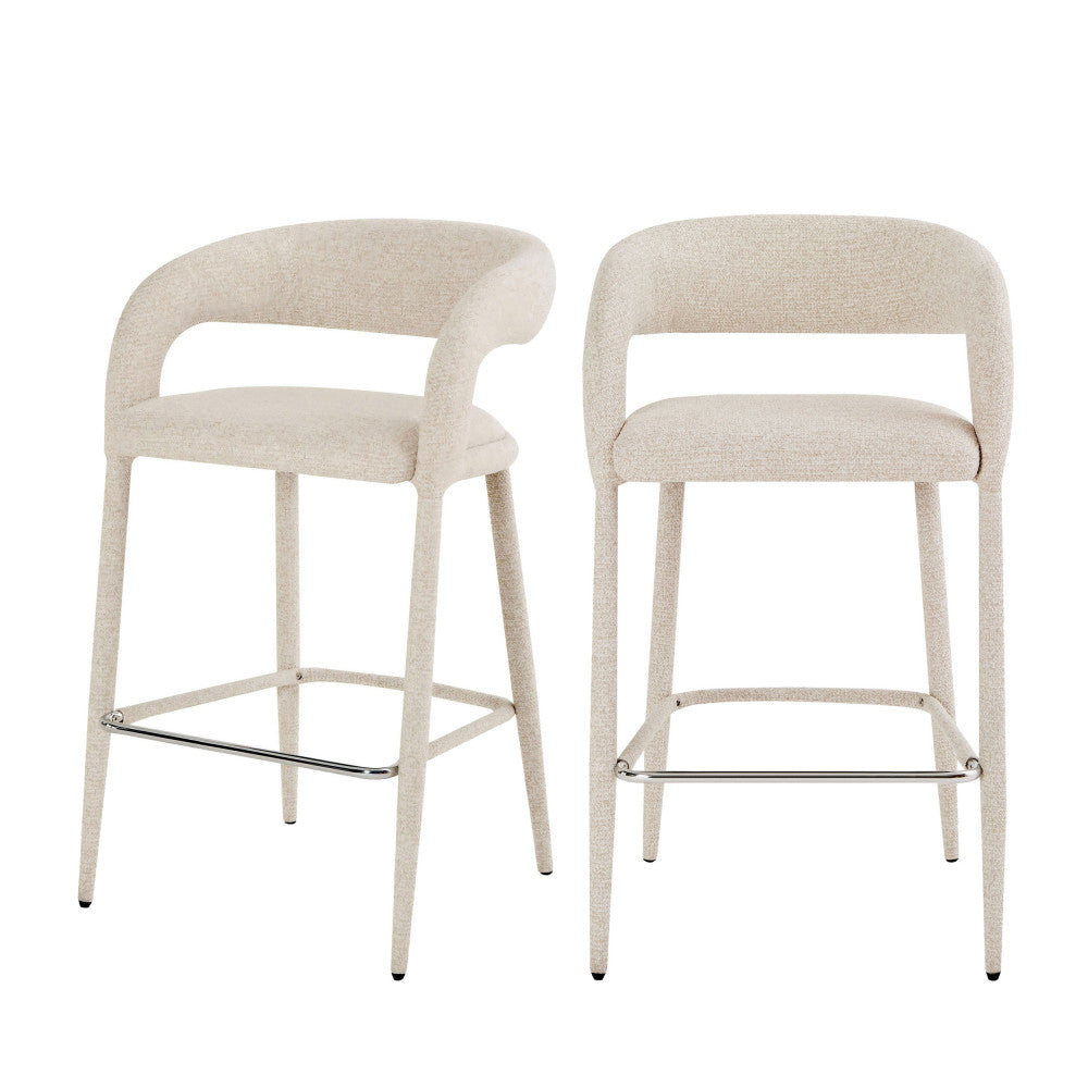 romy-juego-de-2-taburetes-de-bar-de-tela-h75cm__Beige moteado