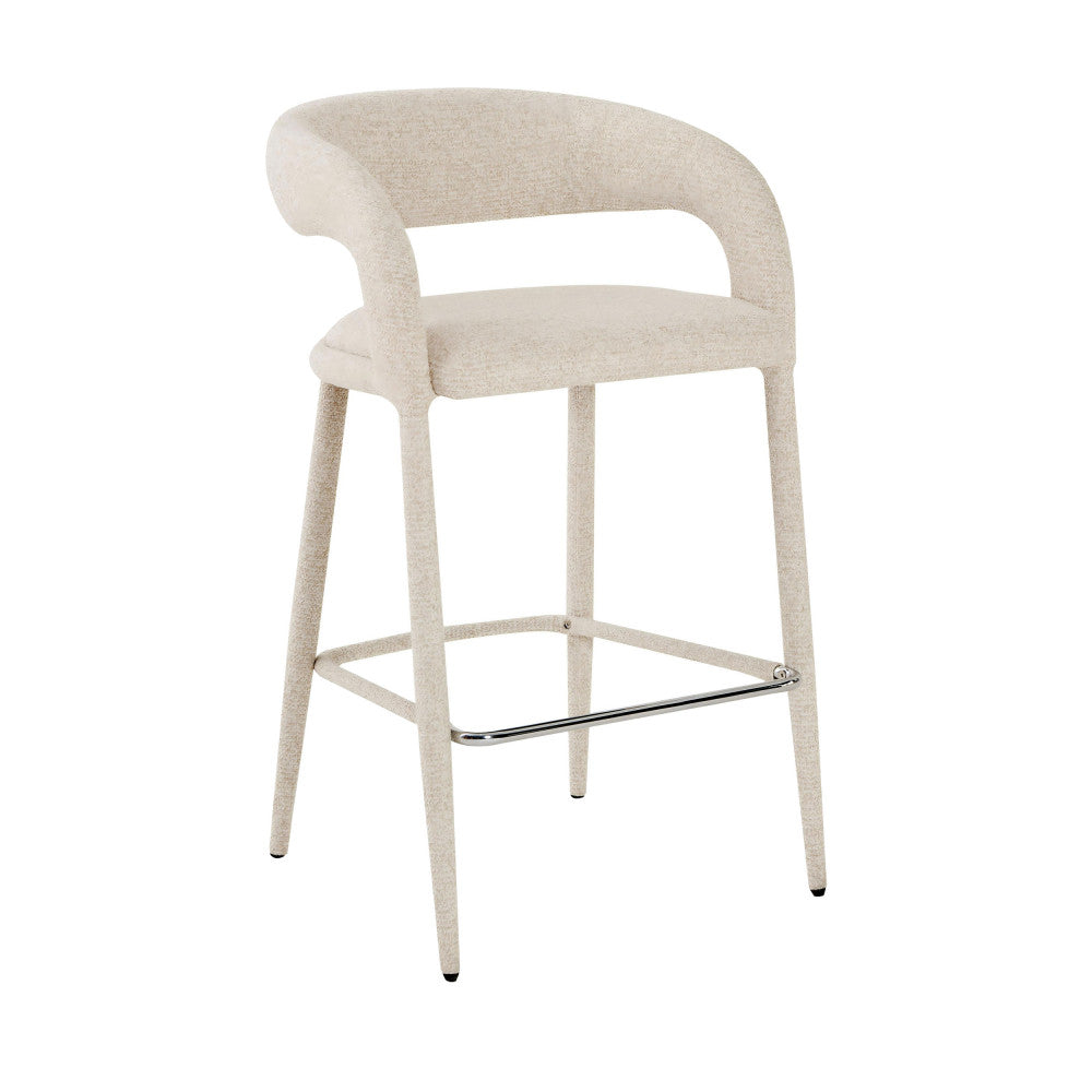 romy-juego-de-2-taburetes-de-bar-de-tela-h75cm__Beige moteado