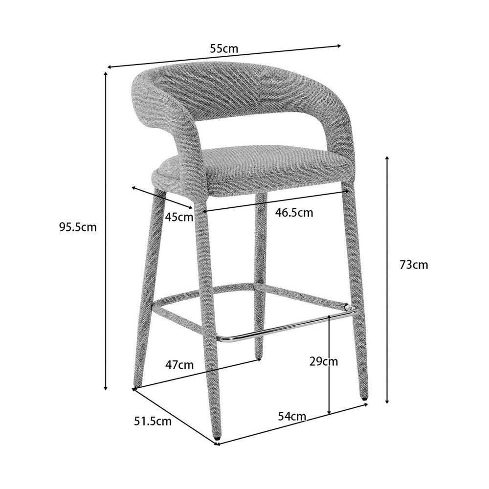 romy-lote-de-2-taburetes-de-bar-de-tela-h75cm__Marrón chiné