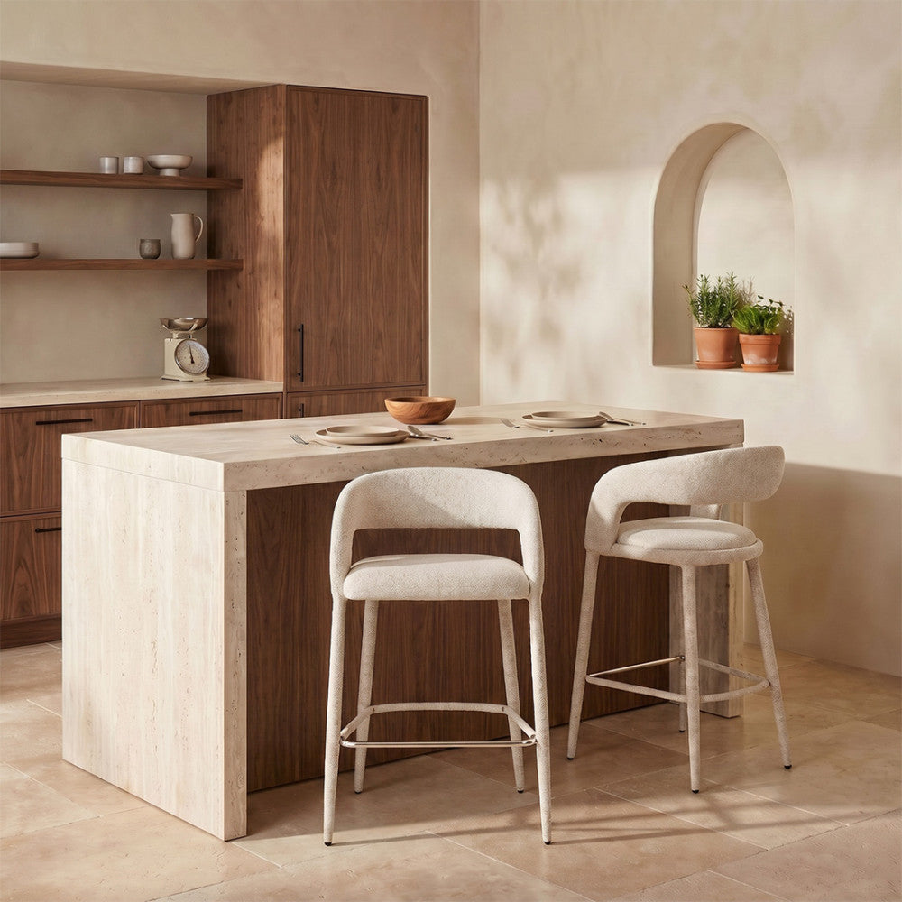 romy-juego-de-2-taburetes-de-bar-de-tela-h75cm__Beige moteado