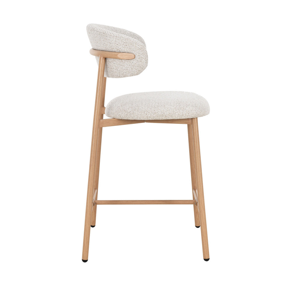 draco-juego-de-2-taburetes-de-bar-de-tela-con-patas-efecto-madera-clara-h65cm__Beige moteado
