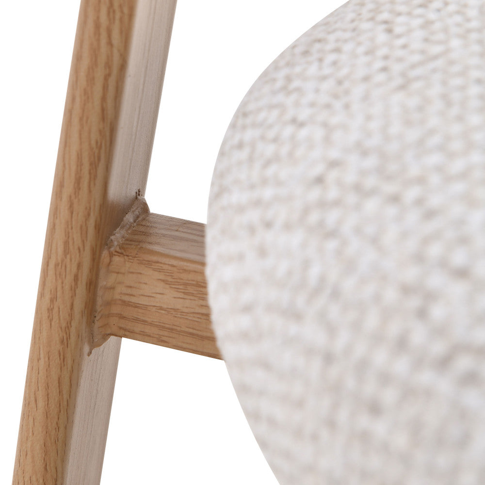 lunara-lote-de-2-taburetes-de-bar-de-tela-con-base-efecto-madera-clara-h65cm__Beige moteado