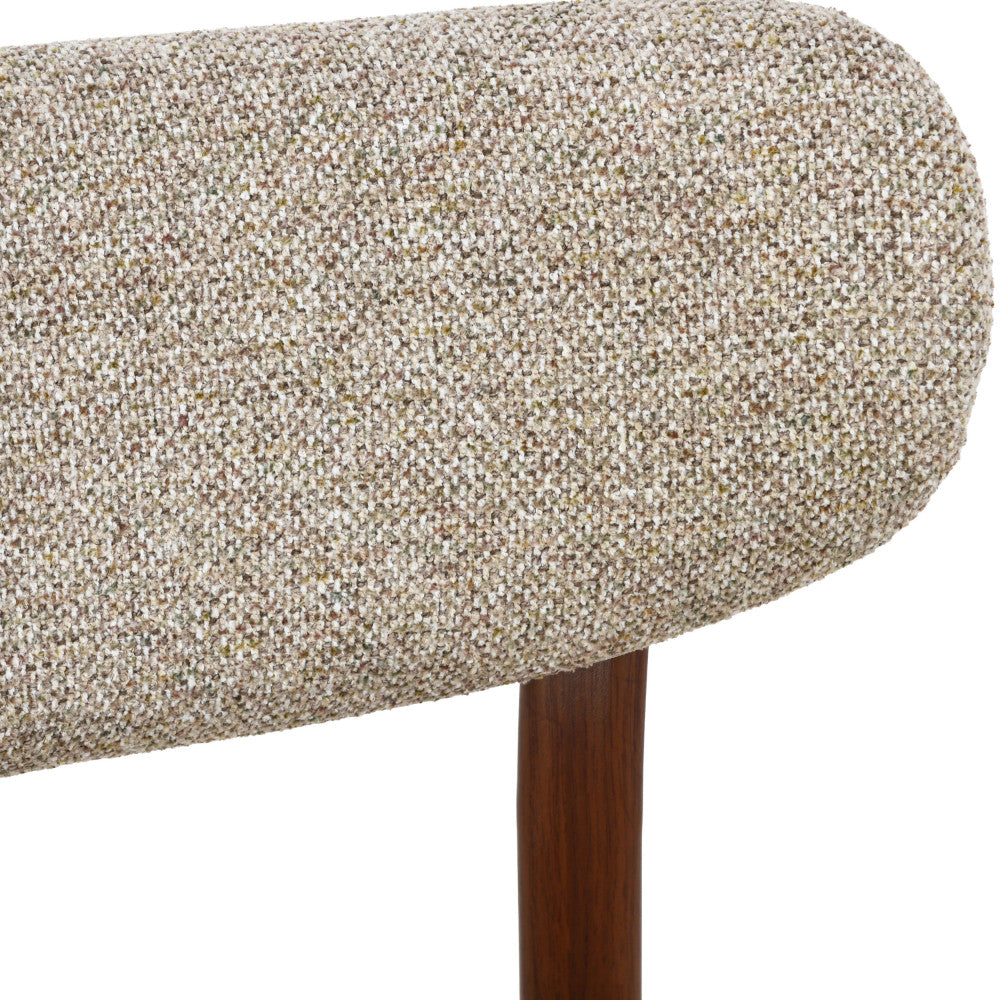 lunara-lote-de-2-taburetes-de-bar-de-tela-con-patas-efecto-madera-oscura-h65cm__Marrón chiné
