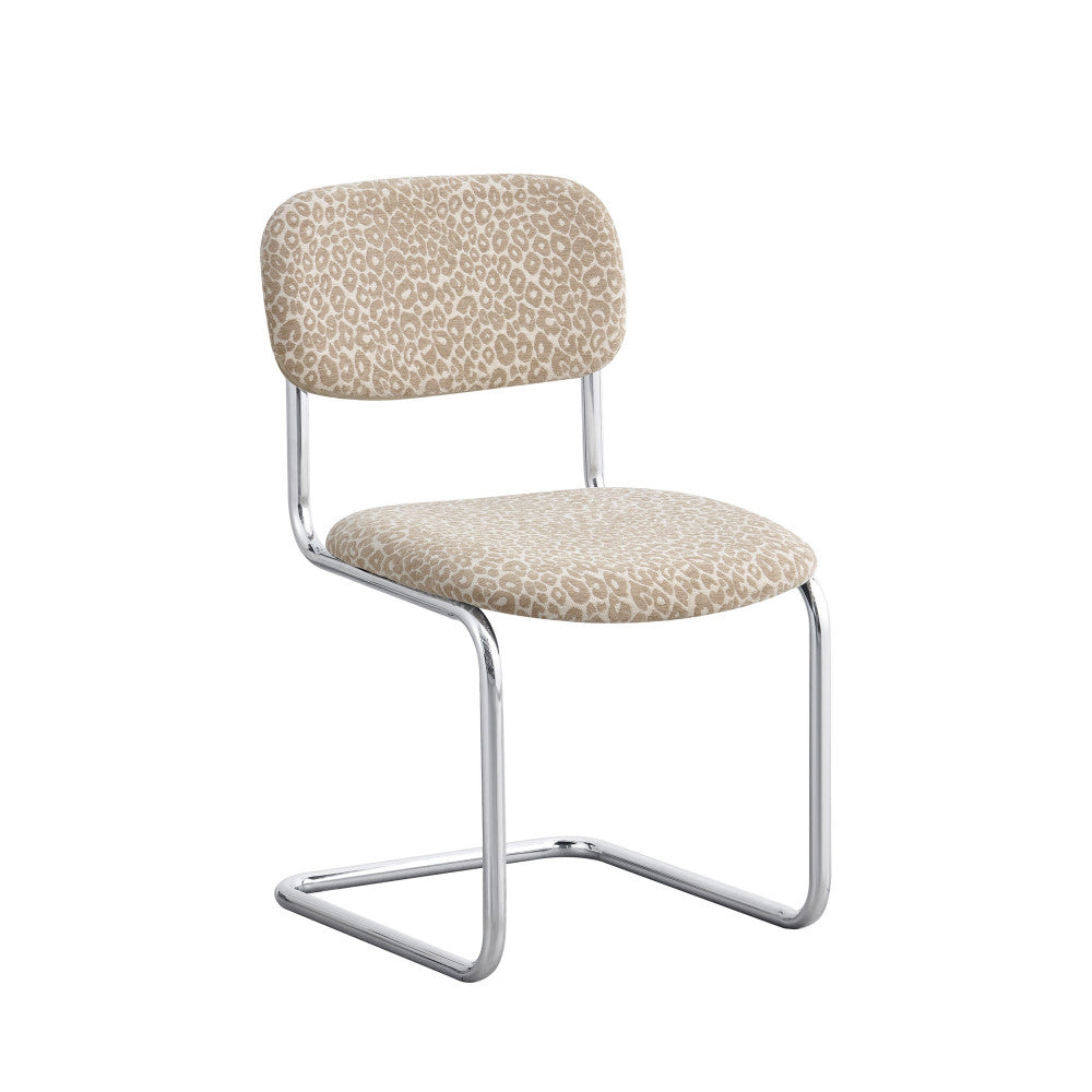 marcel-lote-de-2-sillas-con-estampado-de-leopardo-y-patas-cromadas__Beige