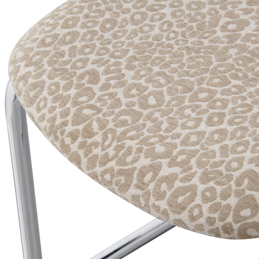 marcel-lote-de-2-sillas-con-estampado-de-leopardo-y-patas-cromadas__Beige