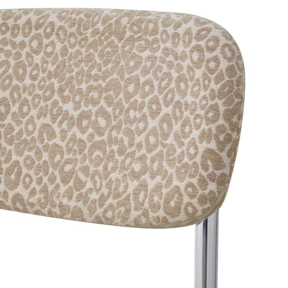 marcel-lote-de-2-sillas-con-estampado-de-leopardo-y-patas-cromadas__Beige
