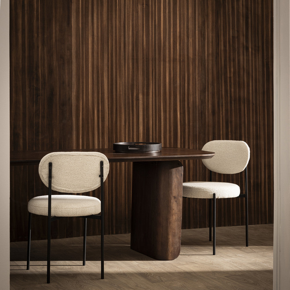 kyoto-lote-de-2-sillas-de-tela-boucle-y-metal__Beige