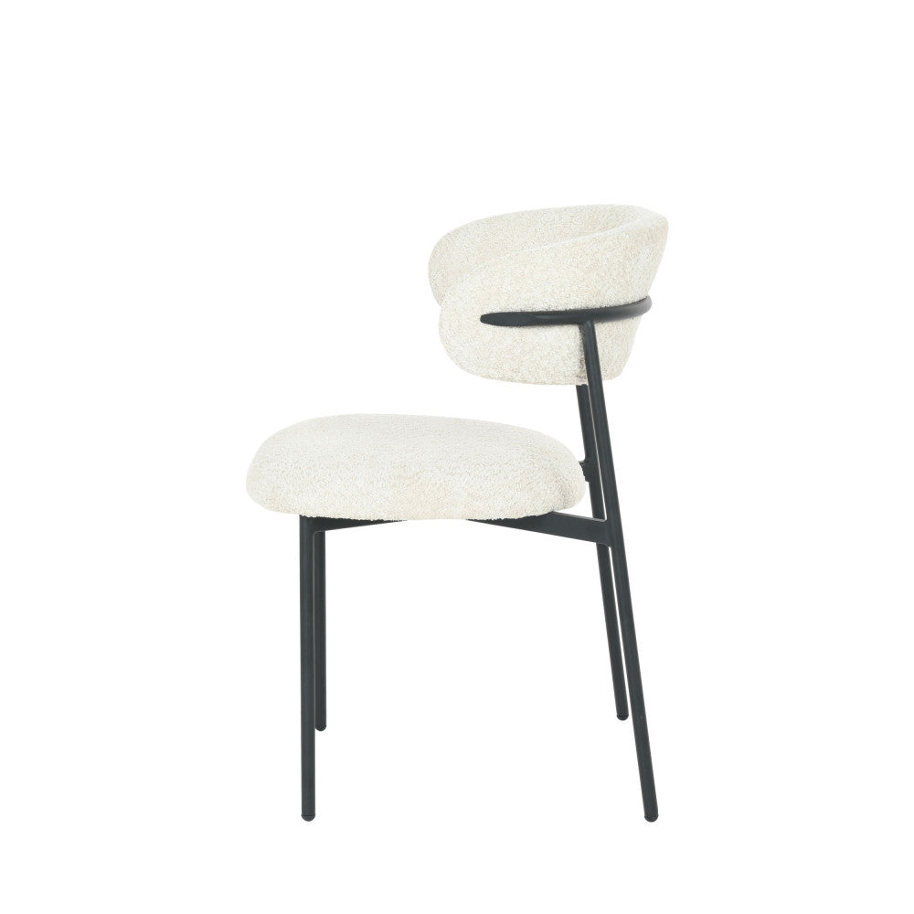 ester-lote-de-2-sillas-de-tela-rizada-y-metal__Beige jaspeado