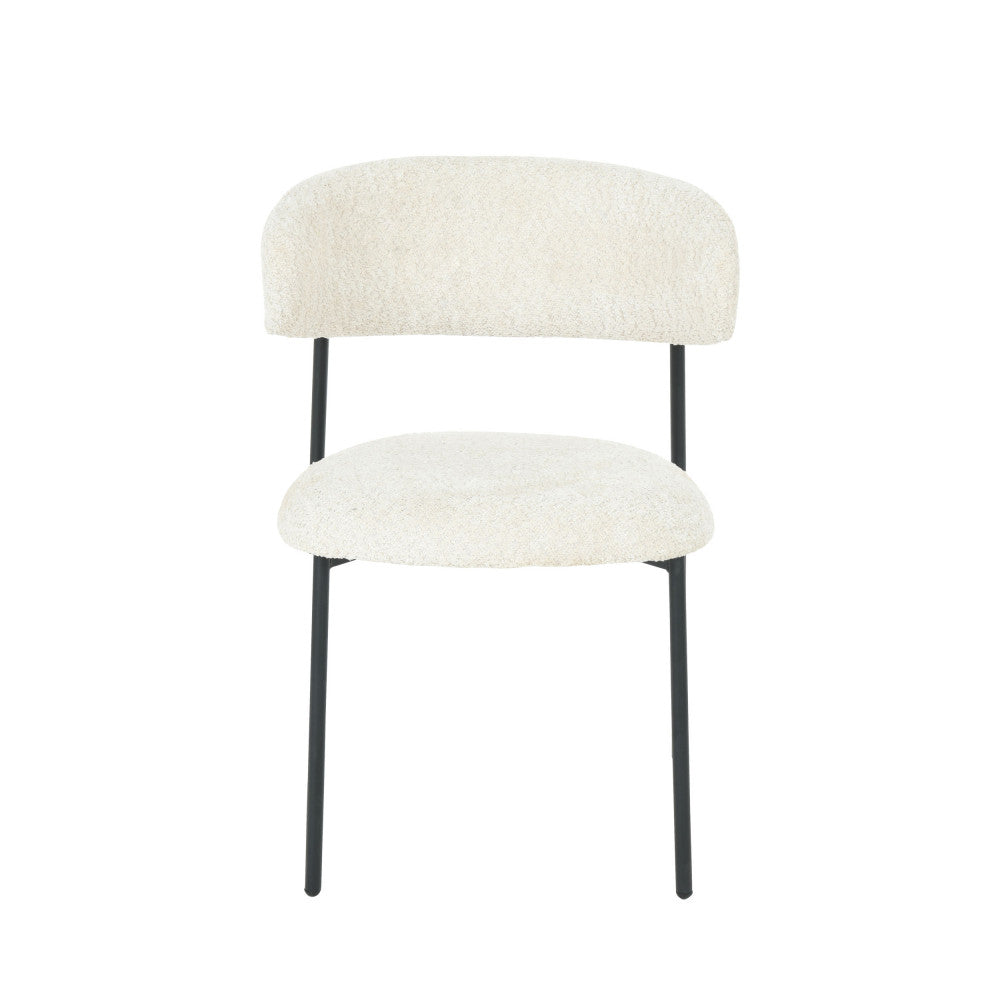 ester-lote-de-2-sillas-de-tela-rizada-y-metal__Beige jaspeado