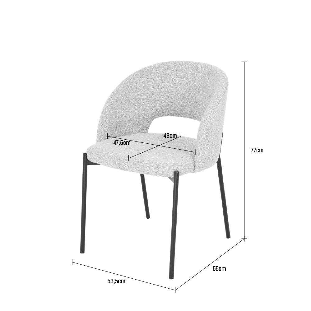 soren-lote-de-2-sillas-de-tela-rizada-y-metal__Beige moteado