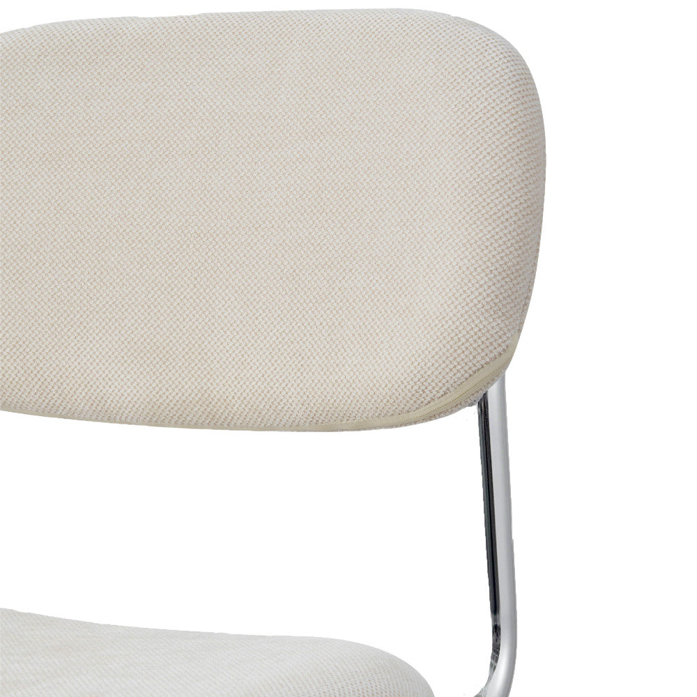 marcel-juego-de-2-sillas-de-tela-con-patas-de-cromo__Beige