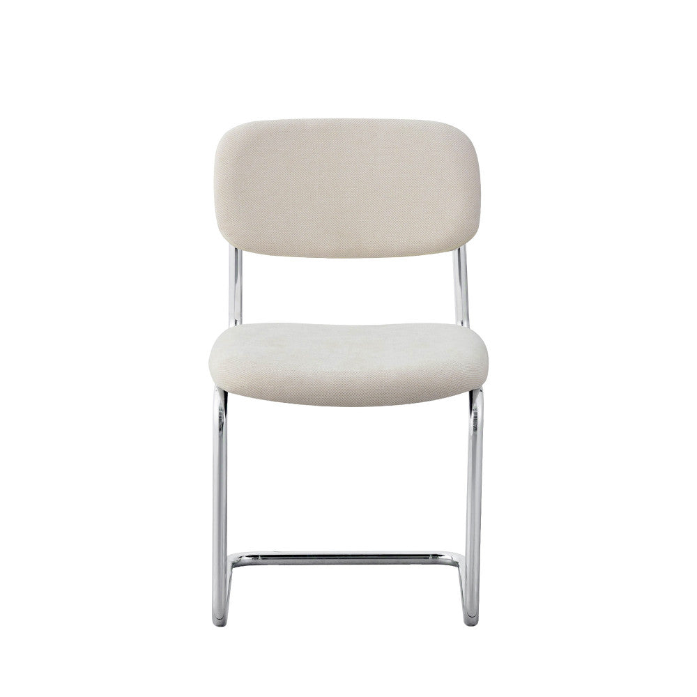 marcel-juego-de-2-sillas-de-tela-con-patas-de-cromo__Beige