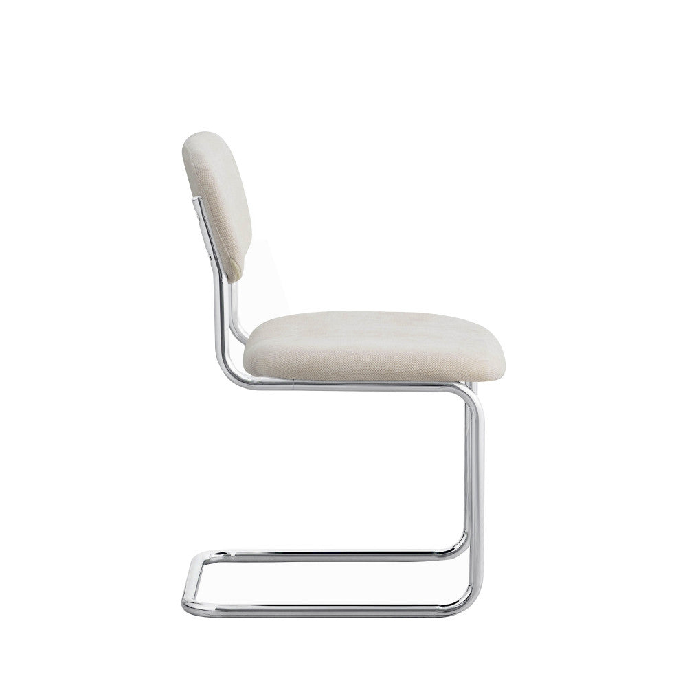 marcel-juego-de-2-sillas-de-tela-con-patas-de-cromo__Beige