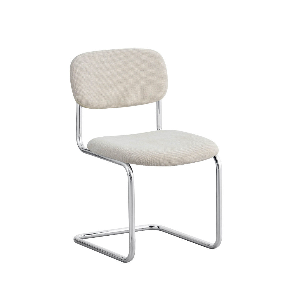 marcel-juego-de-2-sillas-de-tela-con-patas-de-cromo__Beige