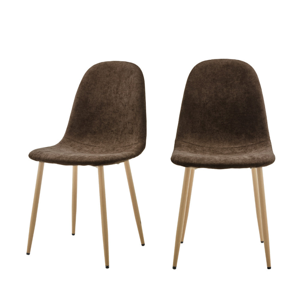 bella-lote-de-2-sillas-de-tela-con-patas-efecto-madera__Castaño