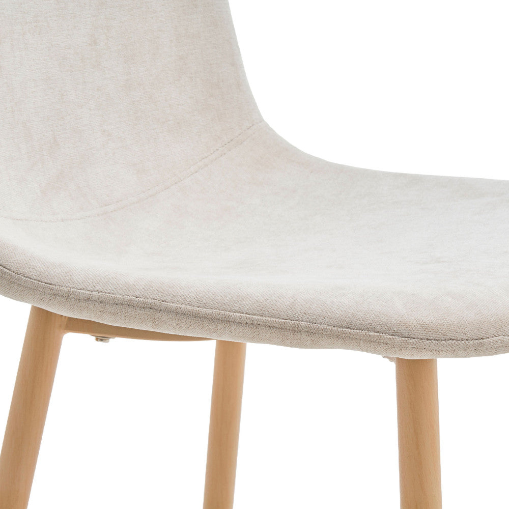 bella-lote-de-2-sillas-de-tela-con-patas-efecto-madera__Beige