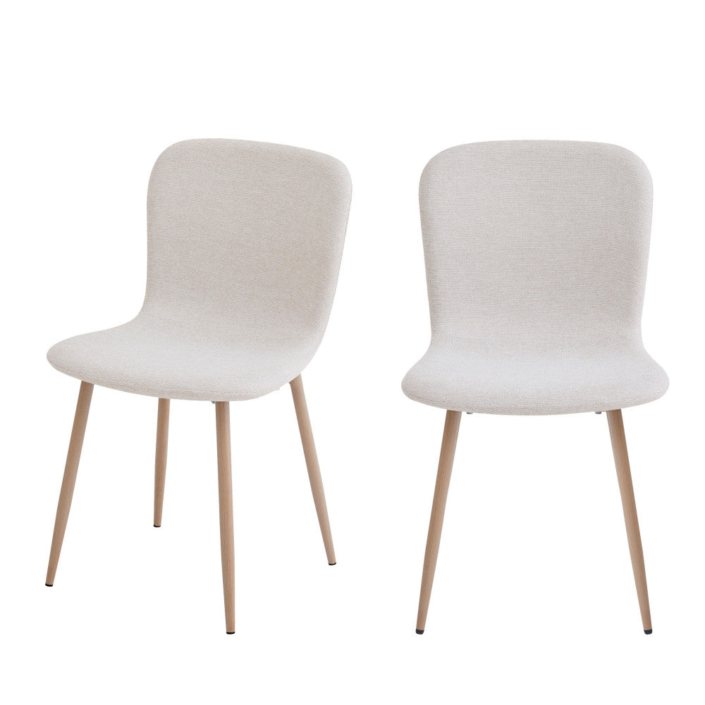 gaston-lote-de-2-sillas-de-tela-con-patas-efecto-madera__Beige