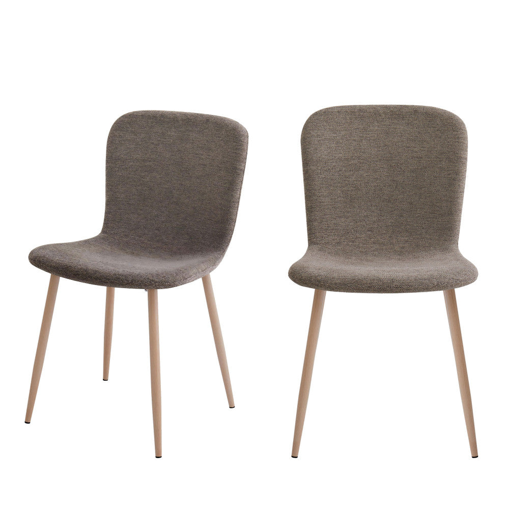 gaston-lote-de-2-sillas-de-tela-con-patas-efecto-madera__Castaño