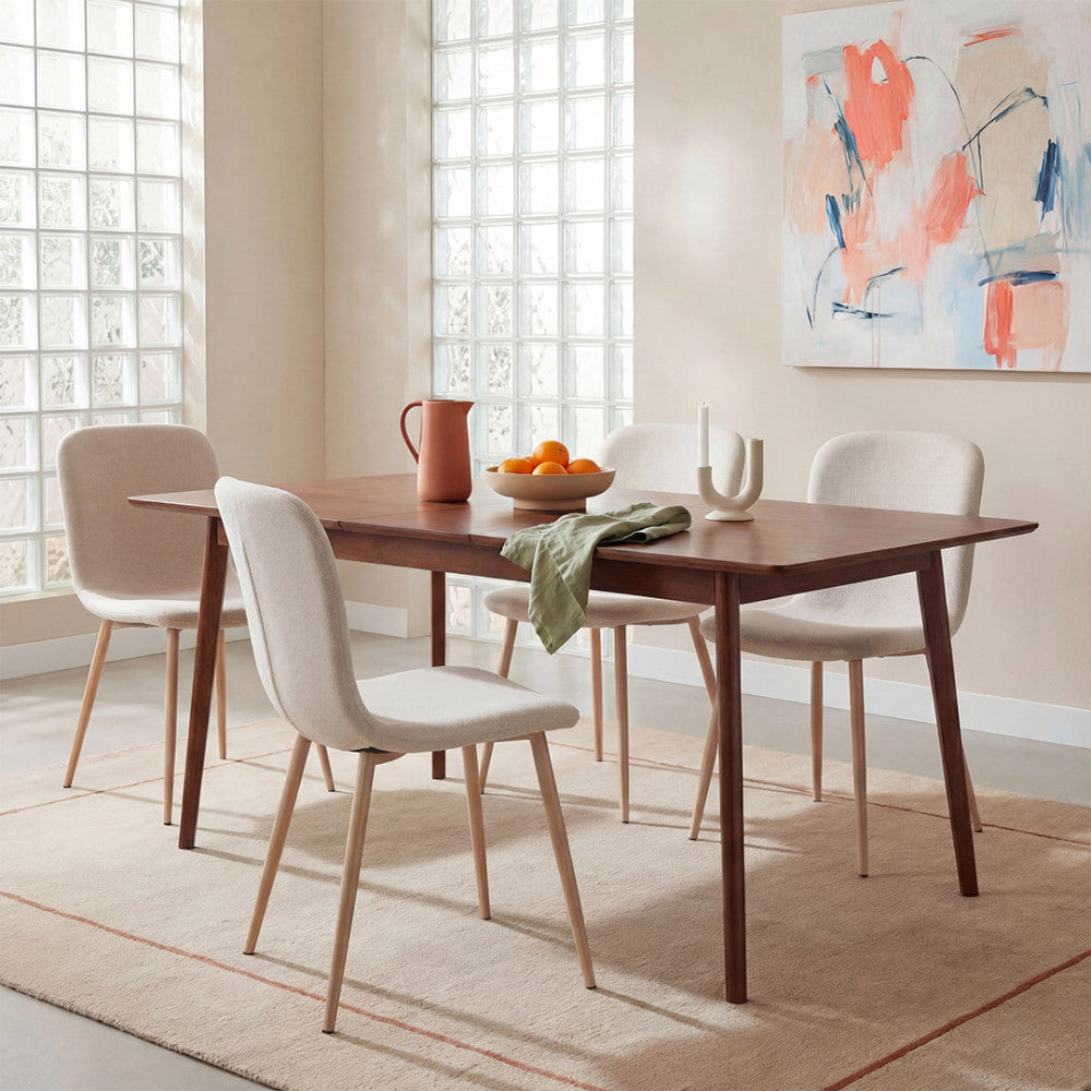 gaston-lote-de-2-sillas-de-tela-con-patas-efecto-madera__Beige