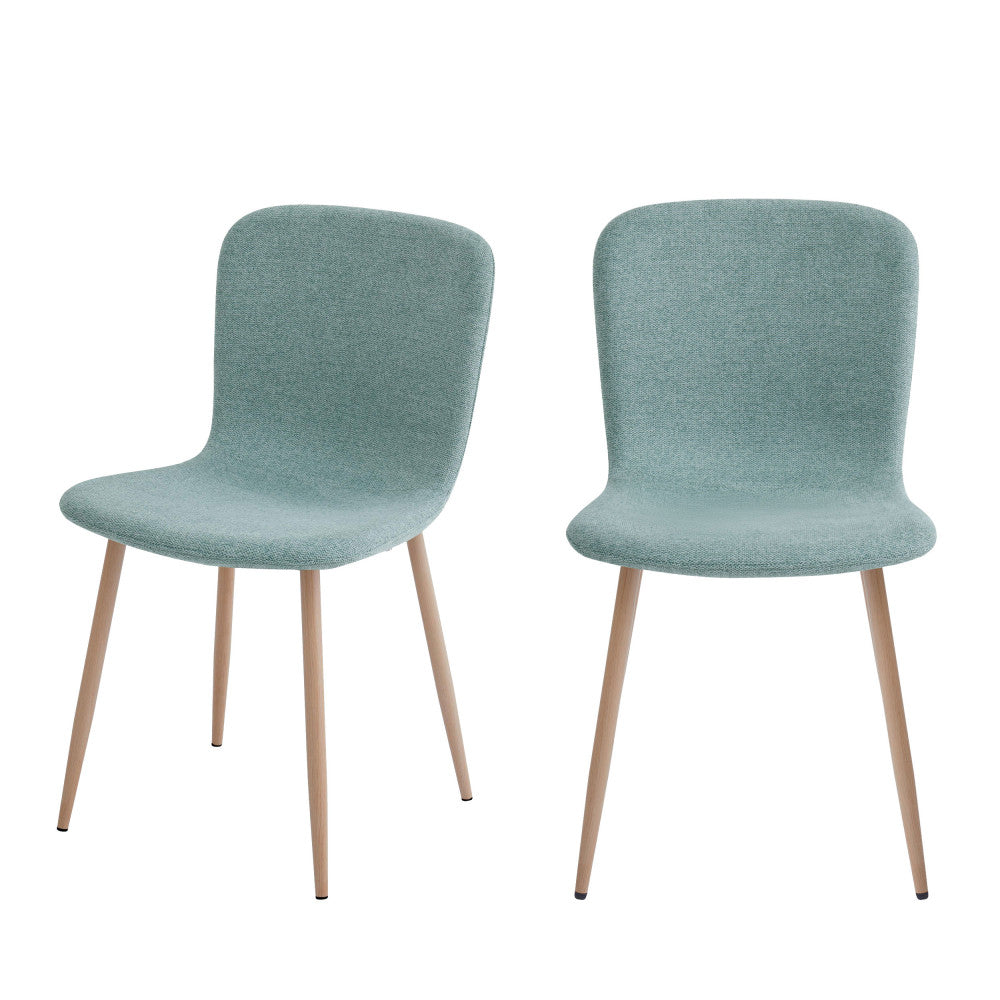 gaston-lote-de-2-sillas-de-tela-con-patas-efecto-madera__Verde