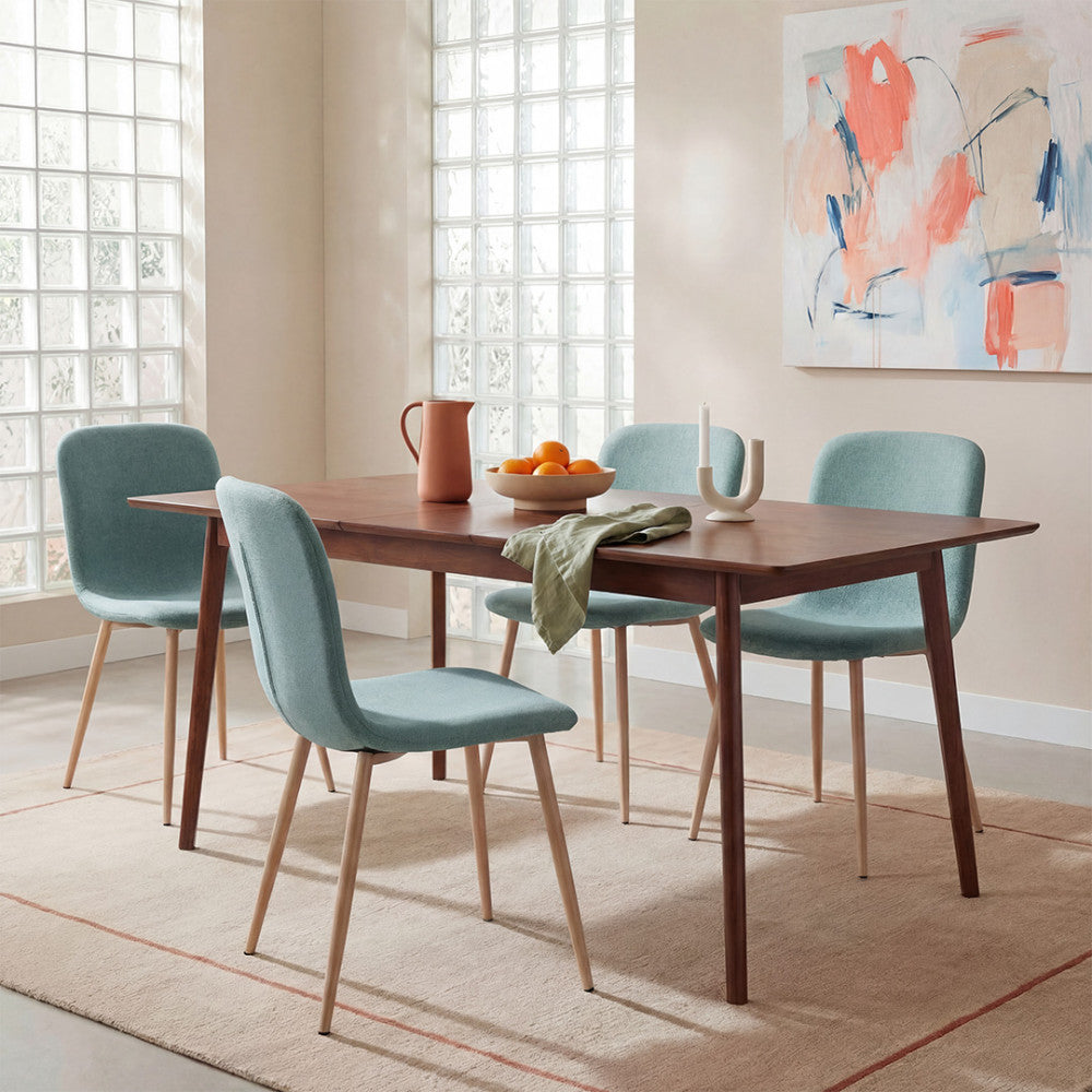 gaston-lote-de-2-sillas-de-tela-con-patas-efecto-madera__Verde