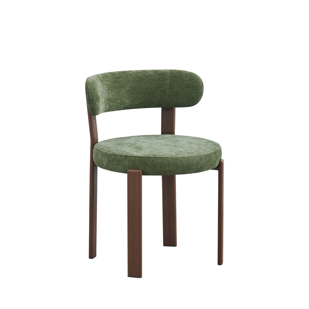 izzy-lote-de-2-sillas-de-tela-con-patas-efecto-madera-oscura__Verde
