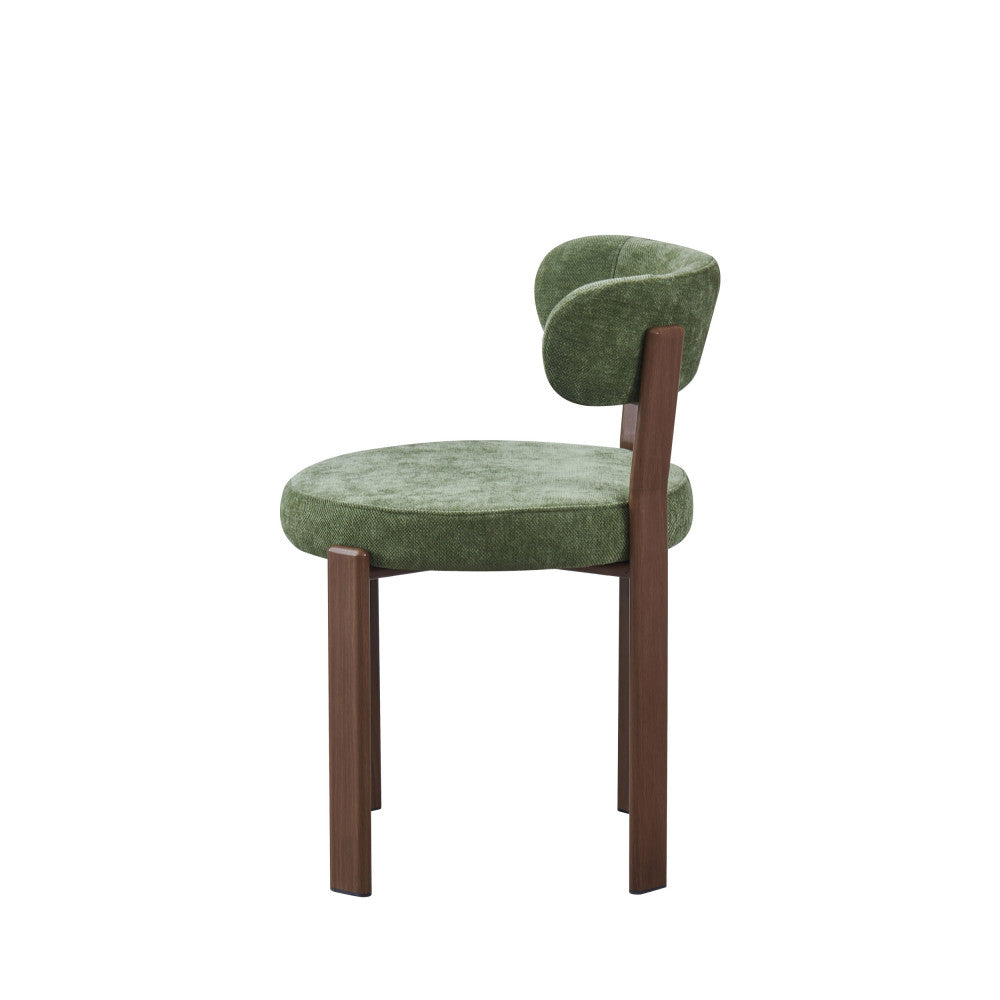 izzy-lote-de-2-sillas-de-tela-con-patas-efecto-madera-oscura__Verde