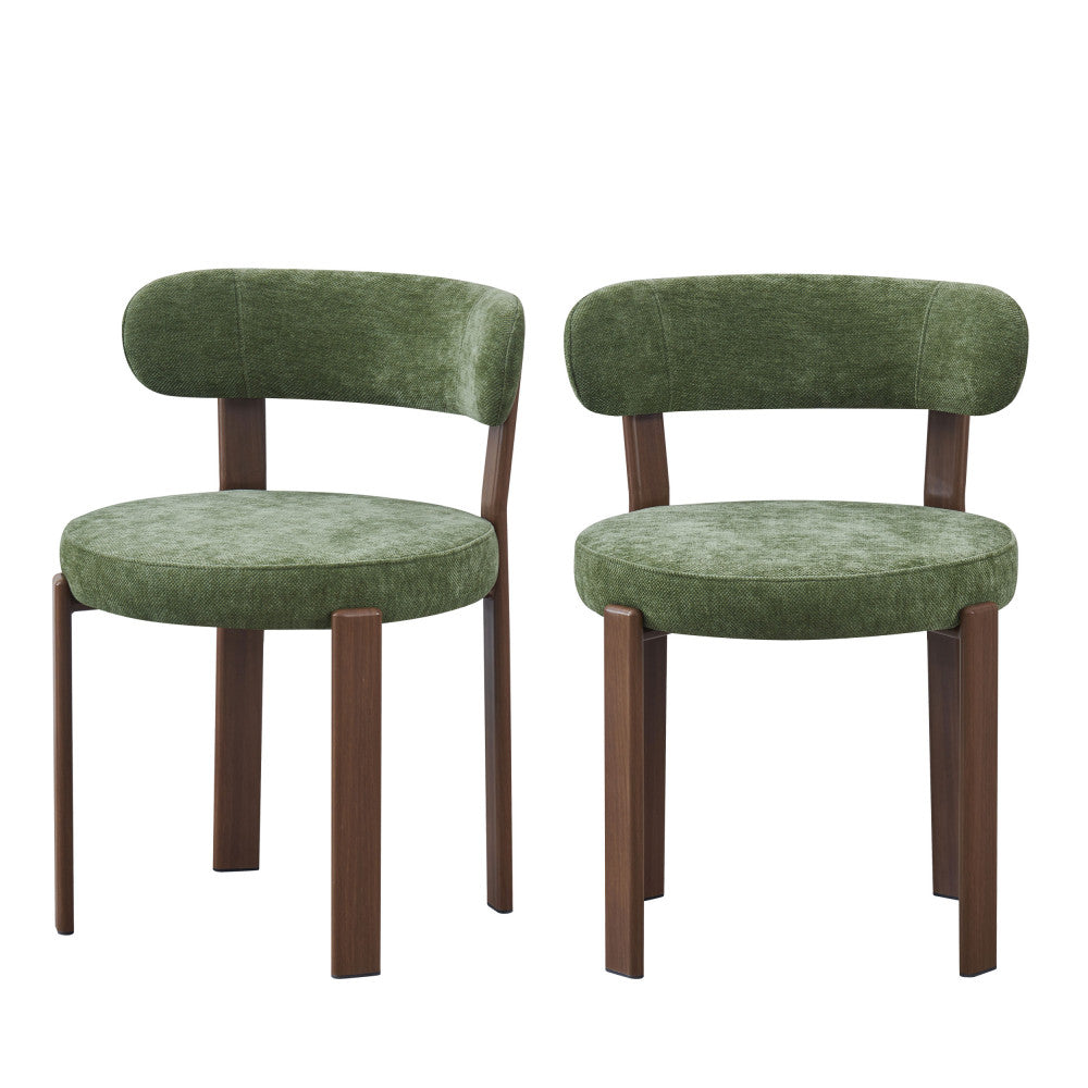 izzy-lote-de-2-sillas-de-tela-con-patas-efecto-madera-oscura__Verde