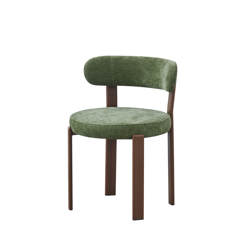izzy-lote-de-2-sillas-de-tela-con-patas-efecto-madera-oscura__Verde