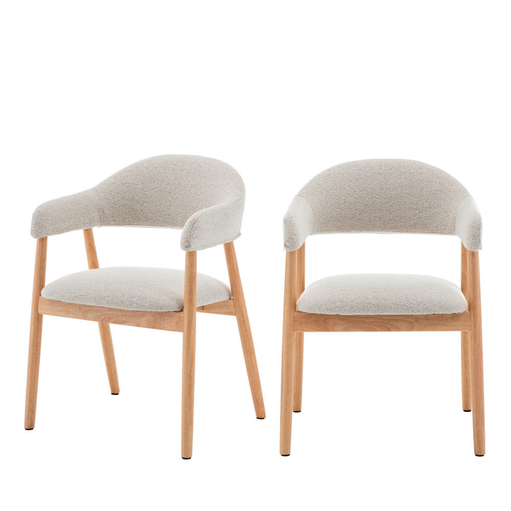 marina-lote-de-2-sillones-de-mesa-en-tela-bouclette-y-madera__Beige