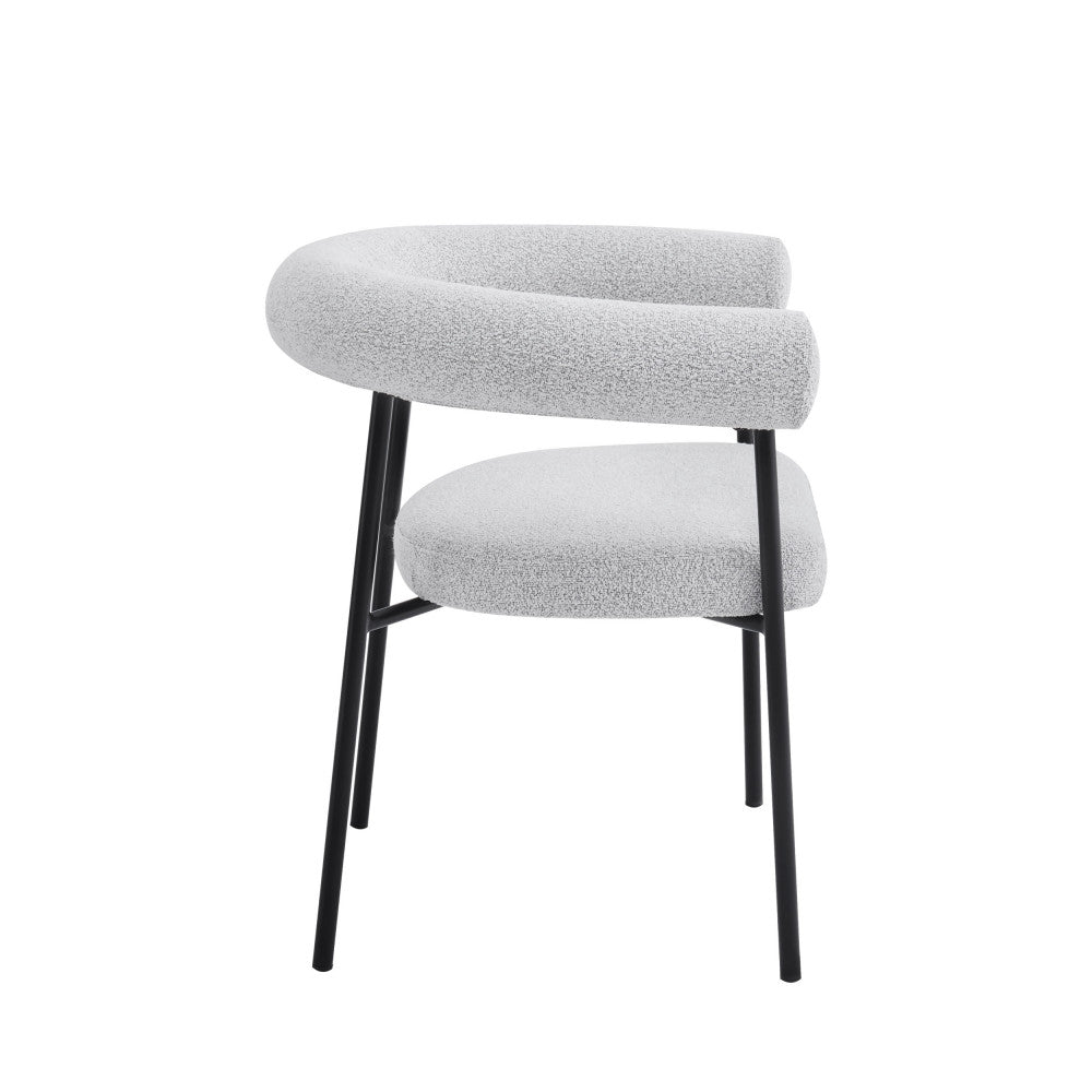 olympe-lote-de-2-sillones-de-mesa-en-tela-boucle-y-metal__Beige jaspeado