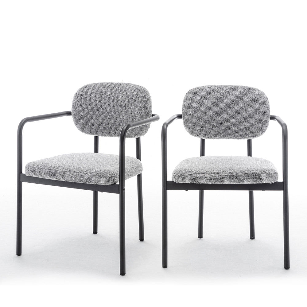 stuart-lote-de-2-sillones-de-comedor-de-tela-rizada-y-metal__Gris