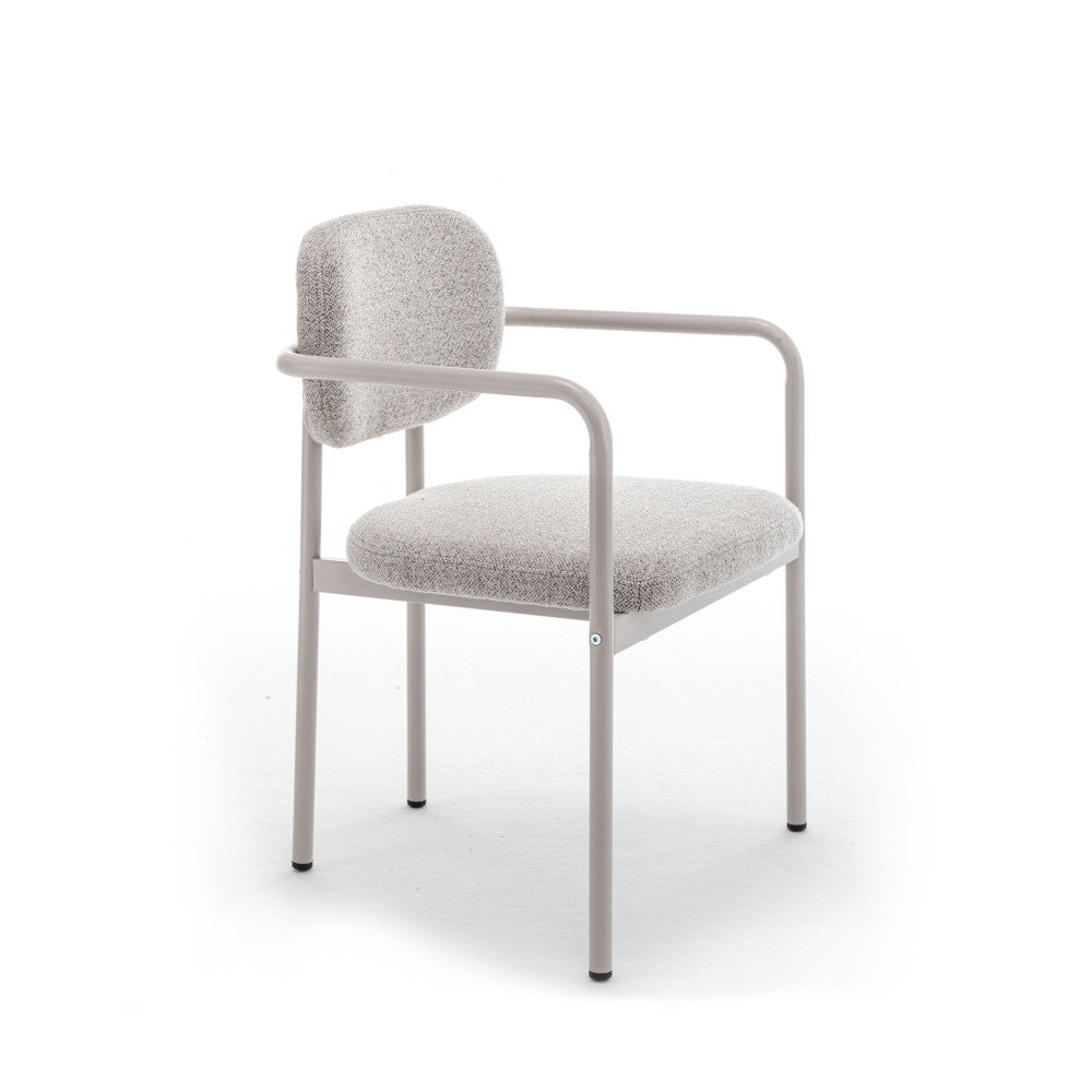 stuart-lote-de-2-sillones-de-comedor-en-tela-bouclette-con-patas-beige__Beige