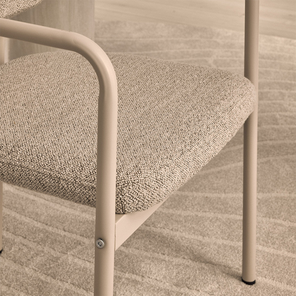 stuart-lote-de-2-sillones-de-comedor-en-tela-bouclette-con-patas-beige__Beige