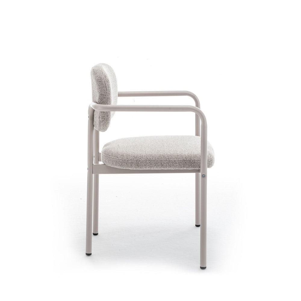 stuart-lote-de-2-sillones-de-comedor-en-tela-bouclette-con-patas-beige__Beige