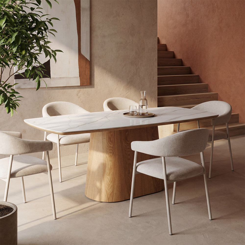 leon-juego-de-2-sillas-de-mesa-de-tela-y-metal__Beige