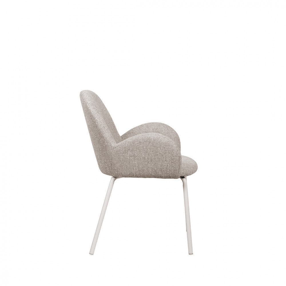 theodore-juego-de-2-sillones-de-mesa-de-tela-y-metal__Gris jaspeado