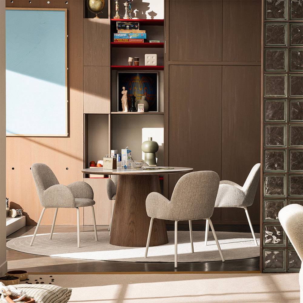 theodore-juego-de-2-sillones-de-mesa-de-tela-y-metal__Gris jaspeado