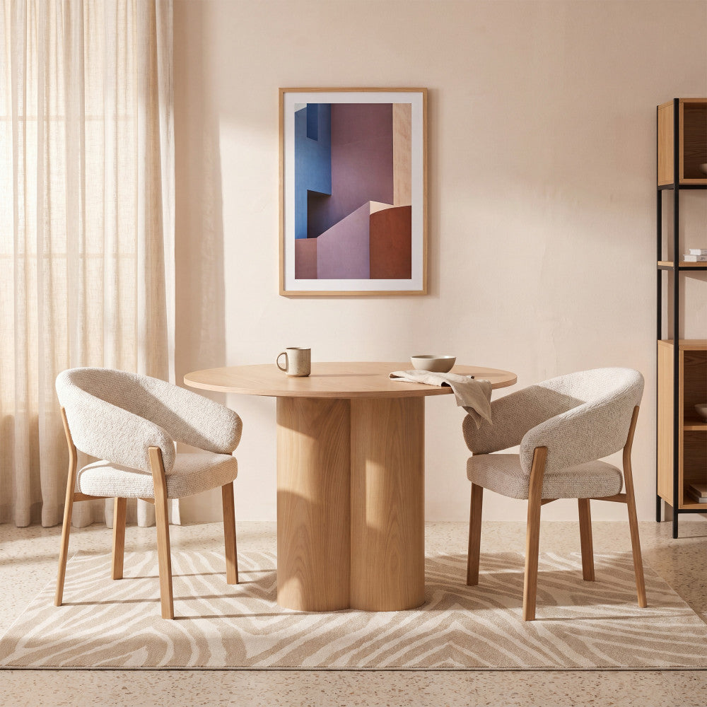 embo-juego-de-2-sillones-de-mesa-con-tejido-y-patas-efecto-madera-clara__Beige moteado