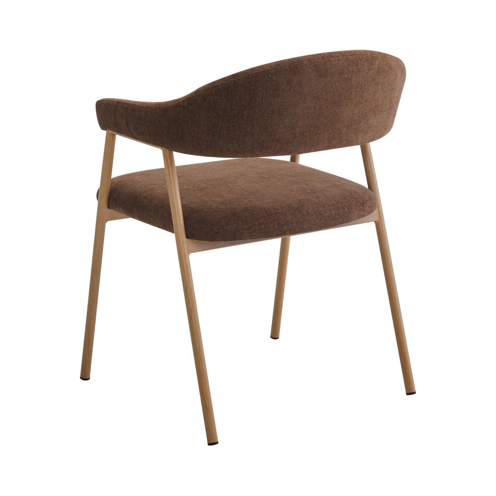 leon-juego-de-2-sillas-de-mesa-de-tela-con-patas-efecto-madera-clara__Beige