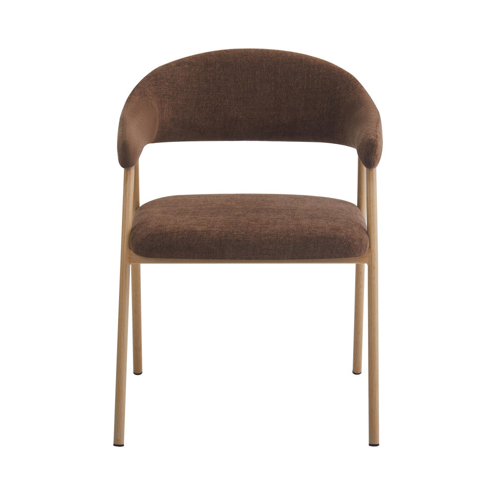 leon-juego-de-2-sillas-de-mesa-de-tela-con-patas-efecto-madera-clara__Beige